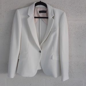 zara waffle blazer